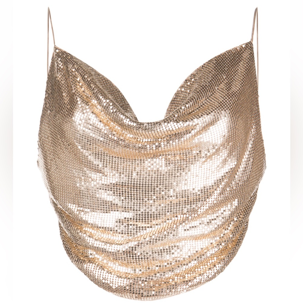 alice + olivia Sheena draped slip tank top Size Medium NWT